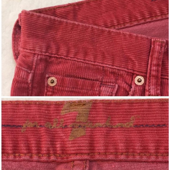 7 For All Mankind Bootcut Corduroy By Jerome Dahan - Picture 7 of 8